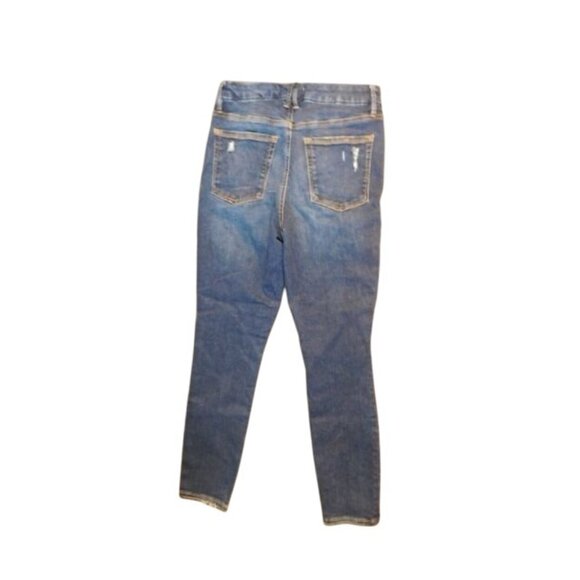 Good American Size 6-12 Dark Wash STRETCH Denim Jeans - Picture 1 of 3